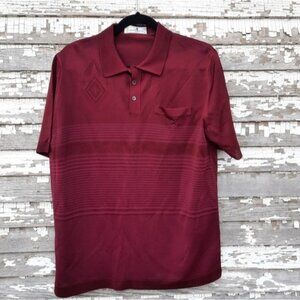 🌟 Montagut Paris France Polo Shirt Size 6 Embroidered Flower Emblem